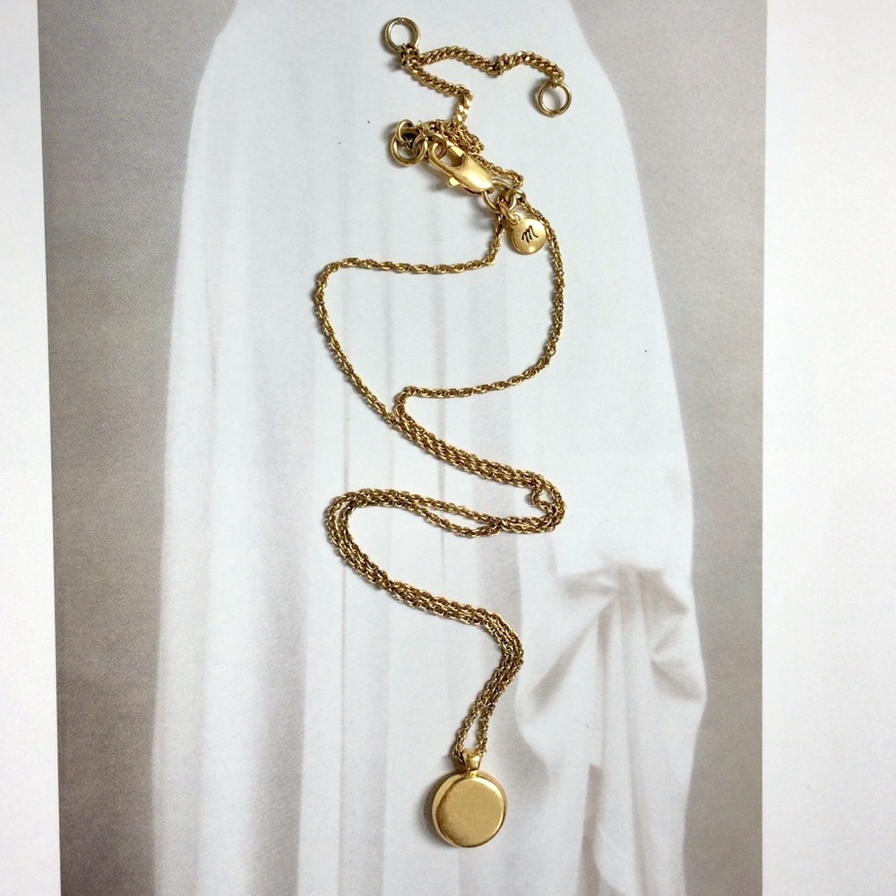 Madewell coin necklace